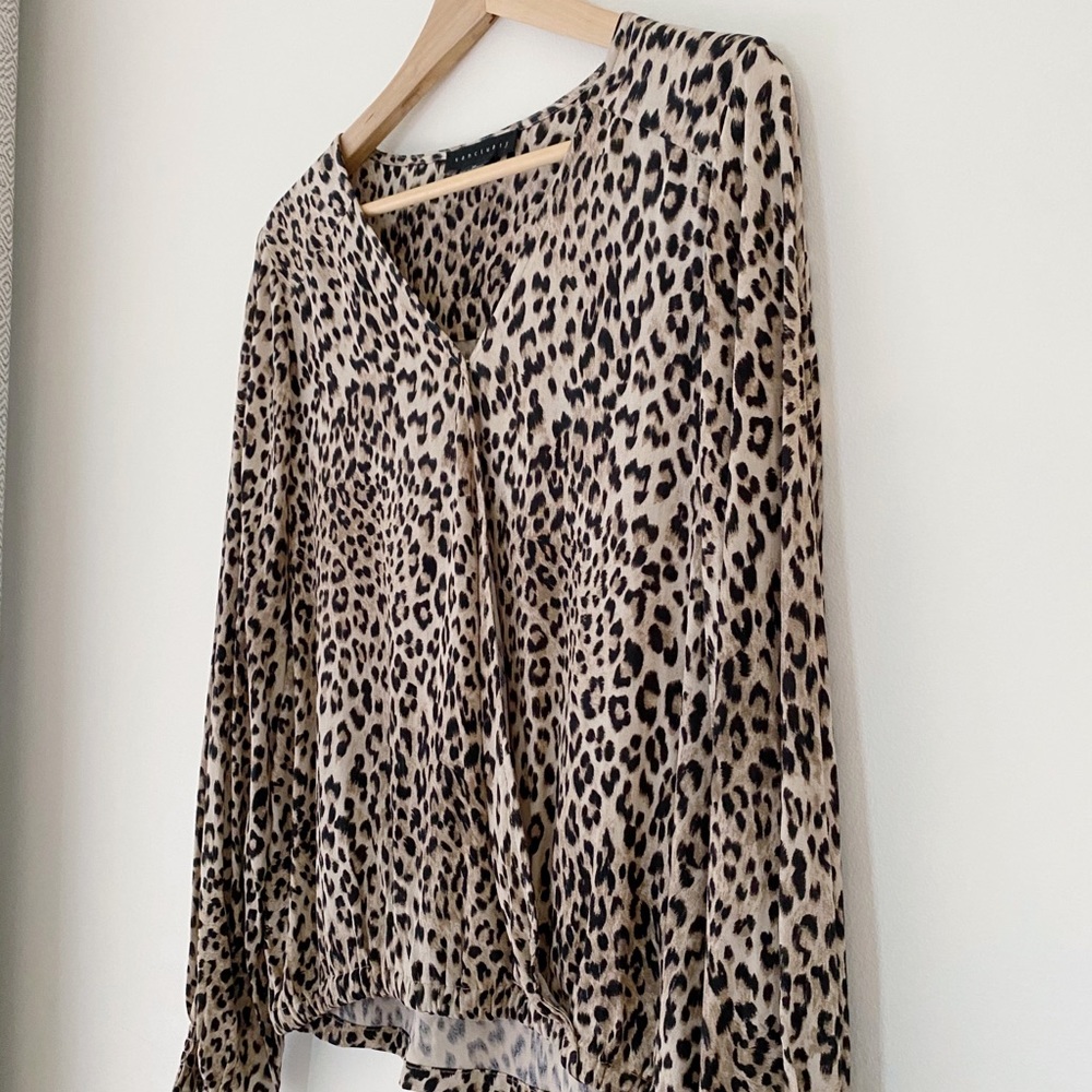 Sanctuary leopard blouse
